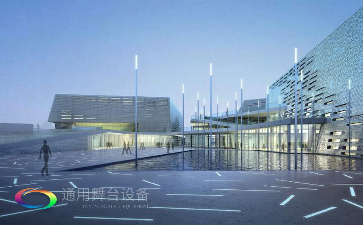 舞臺阻燃幕布通用舞臺扛起建設(shè)單位責(zé)任，加強(qiáng)檢查監(jiān)管，落實(shí)“3個(gè)100%”要求！東莞市工人文化宮工人電影院改造工程順利完工